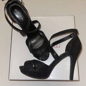 Maripe glitter heels